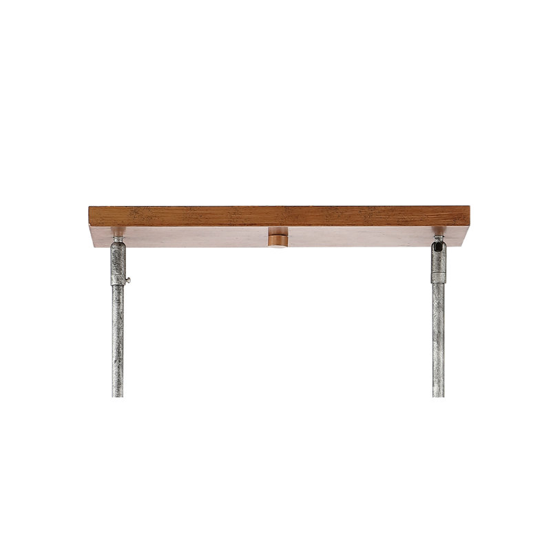 Luminaire suspendu linéaire lanterne 4 lumières Herlef