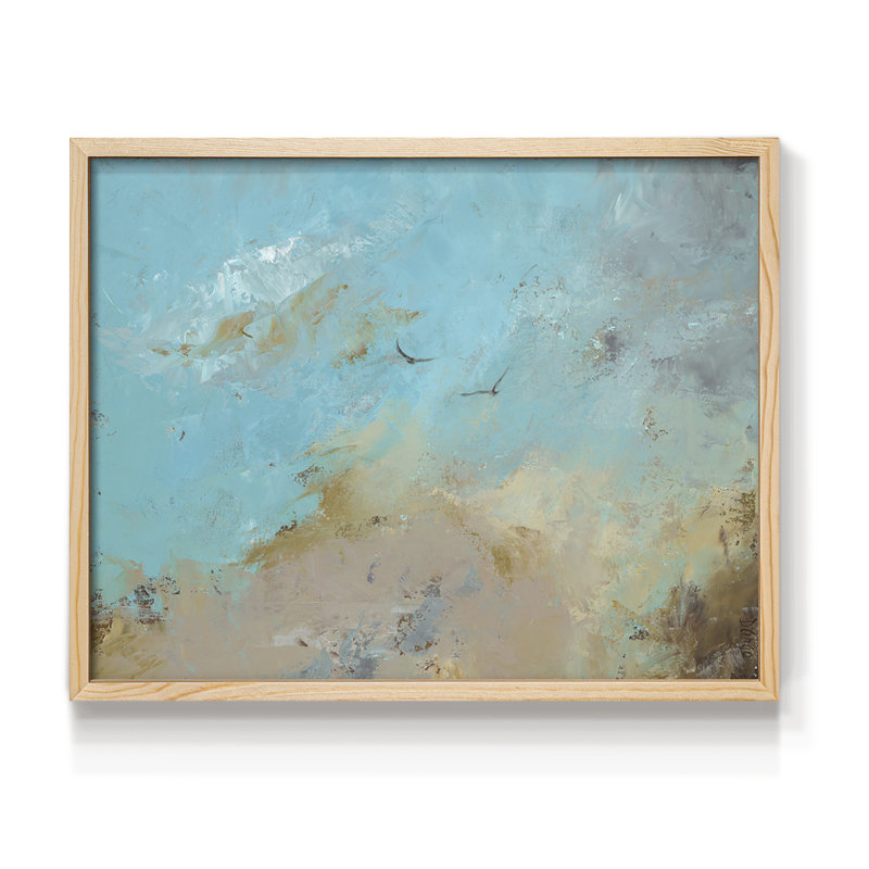 Just The Two Of Us - Reproduction encadrée - Restickable, H 8 po x l 10 po, Naturel
