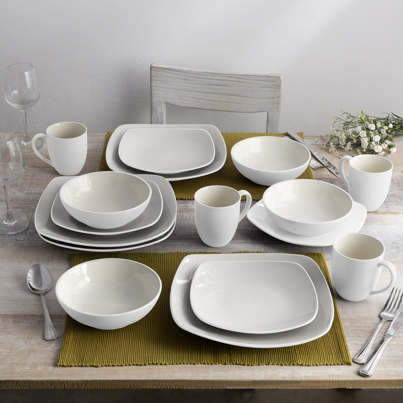 Noritake Colorwave Square Salad Plates, 8-1/4", White