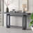 Wood Console Table with Trestle Base-19051580-16380788