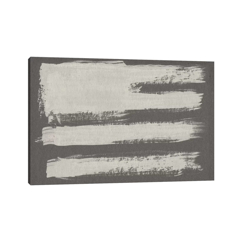 Abstract Brush VIII - Painting on Canvas, Wrapped Canvas, 30.48cm H x 45.72cm W x 1.91cm D