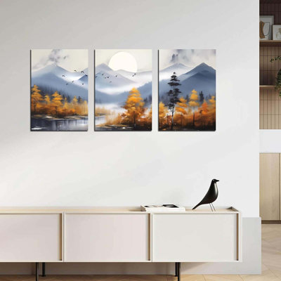 3 Piece Wrapped Canvas Print