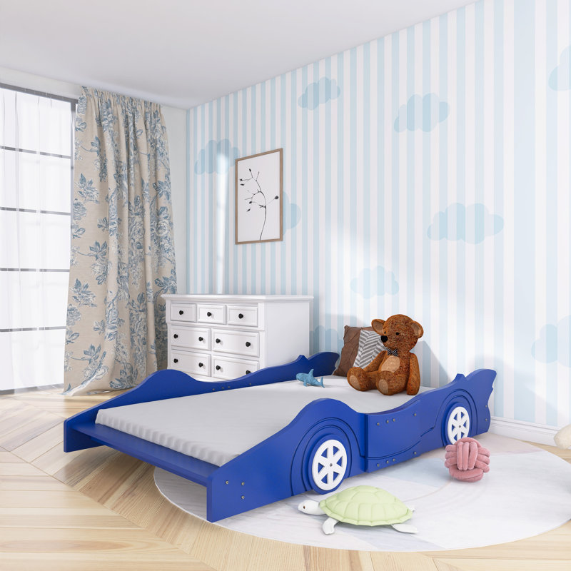 Lit de jour pour enfants Aistis, Double, Bleu