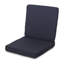  Ensemble de coussins 3 pièces pour causeuse et club club Carolina, tissu hydrofuge, bleu marine-704312338