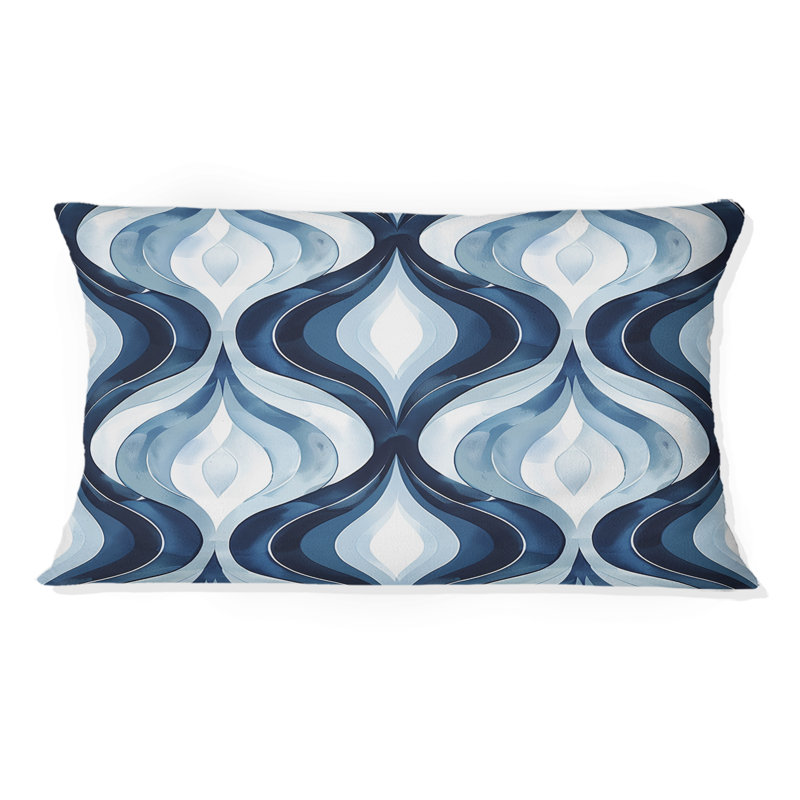 Coussin Blue Ogee
