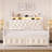 Metal Canopy Storage Bed with LED and USB Charging-717524613-717524608