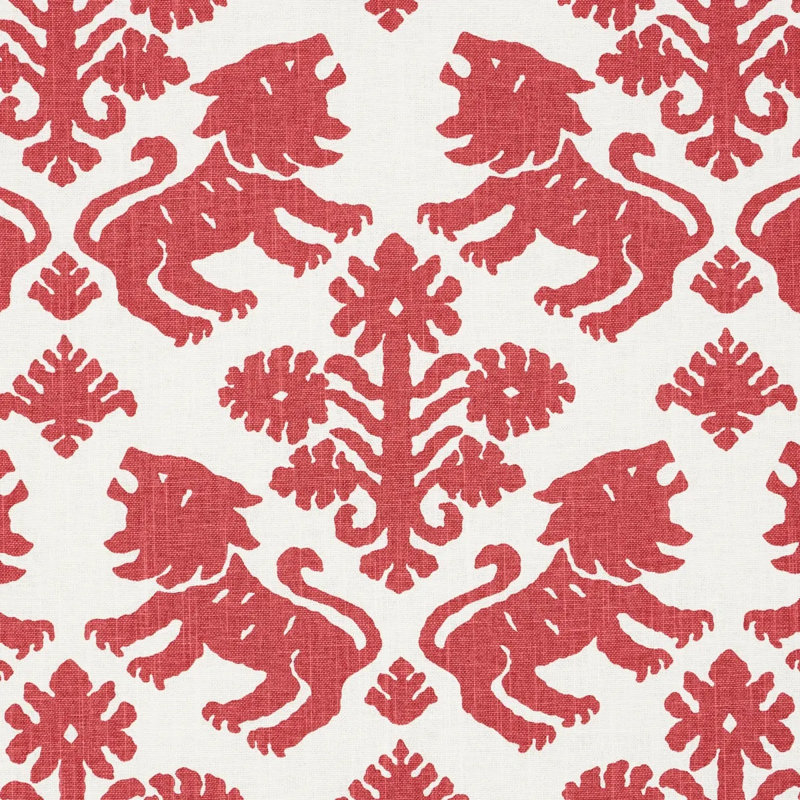 Tissu Regalia, Rouge