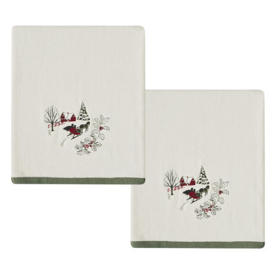 Avanti Yuletide 2-Pack Bath Towel Set