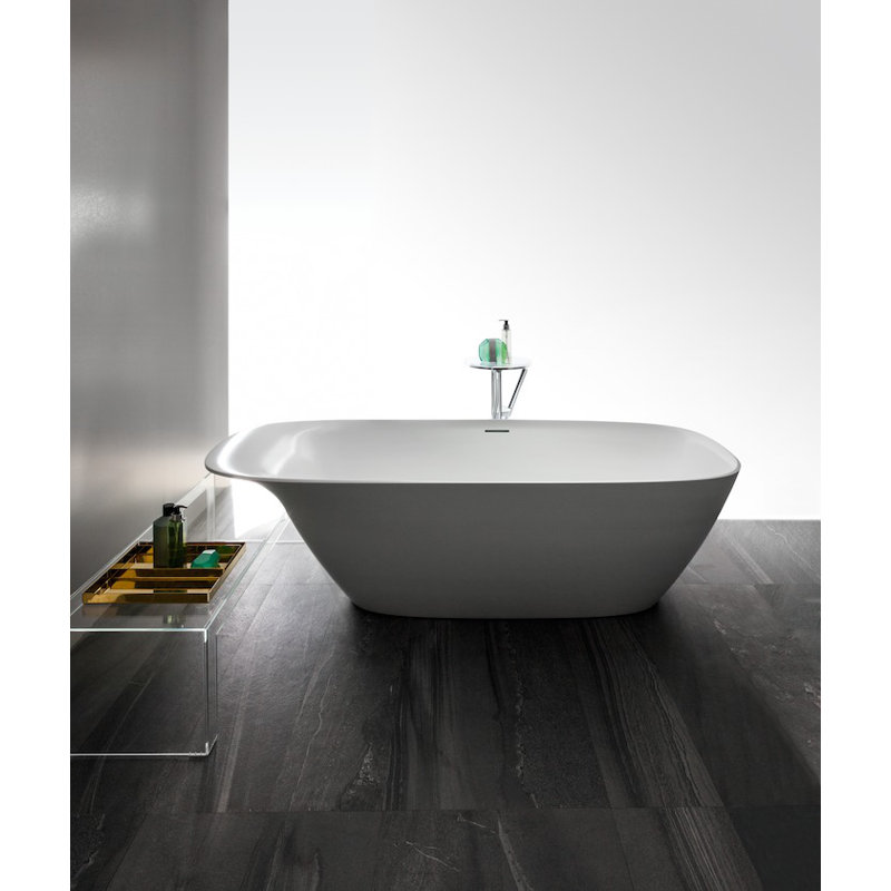 Ino 70.87'' L Freestanding Soaking Bathtub