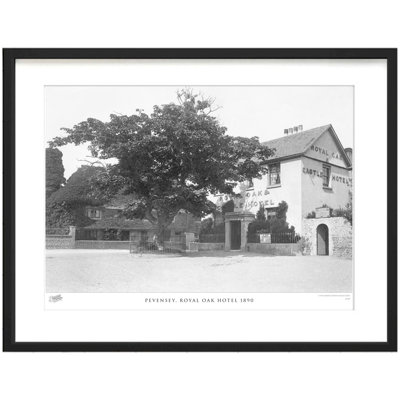 Pevensey, Royal Oak Hotel 1890 by Francis Frith - Single Picture Frame Print