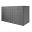 Armoire murale standard Shaker de gris Shaker de l 30 po x P 12 po x H 15 po Homeibro Cozy Design-927042985-927042902