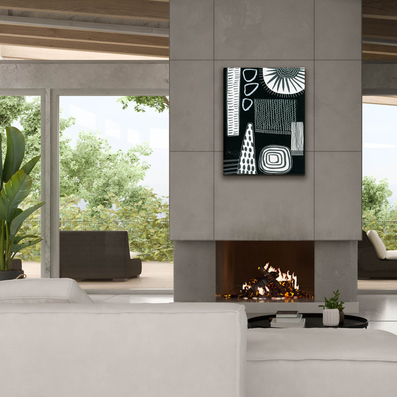 «B&W Fun IX» par Regina Moore, H 34 po x l 26 po x P 1,5 po