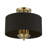 Brunetto Fabric Semi Flush Mount-248478348