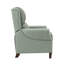 Fauteuil inclinable manuel en cuir véritable l 32,68 po Polestra-75689582