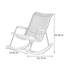 Chaise berçante en bois massif