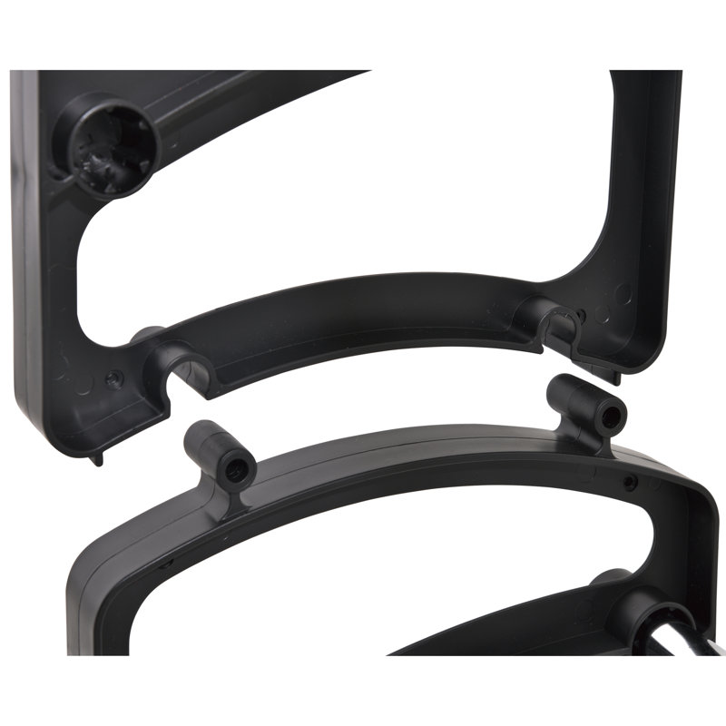 Black and Silver 4-Tier Expandable Stackable Shoe Rack