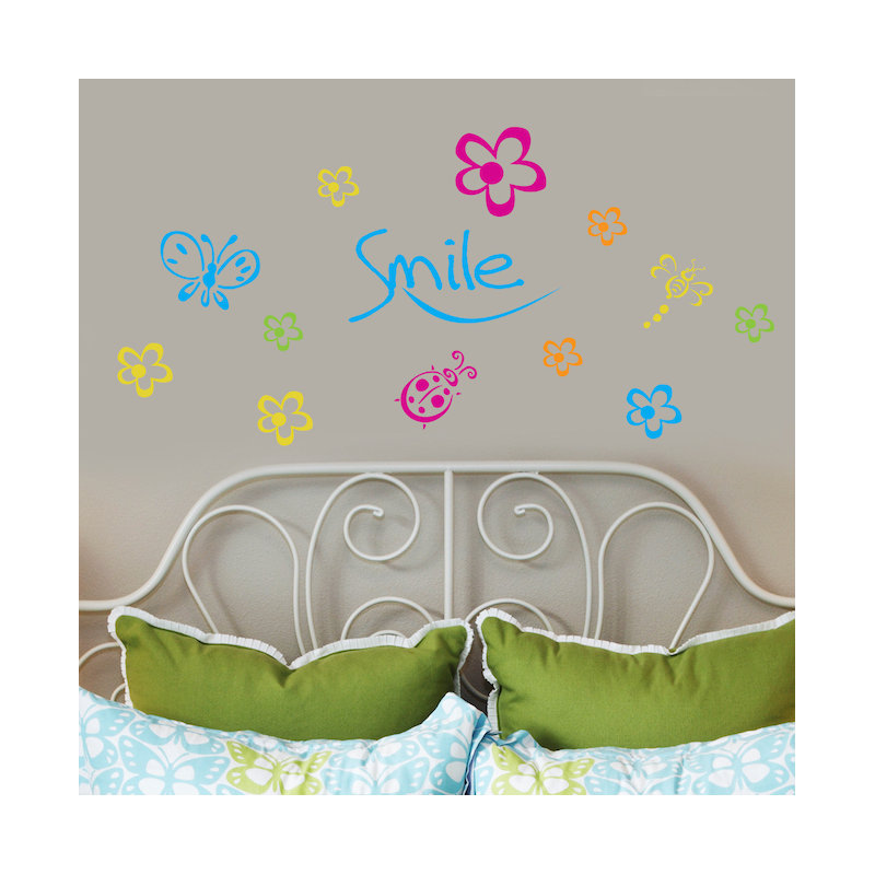 Plants & Flowers Non-Wall Damaging Wall Decal, Spring