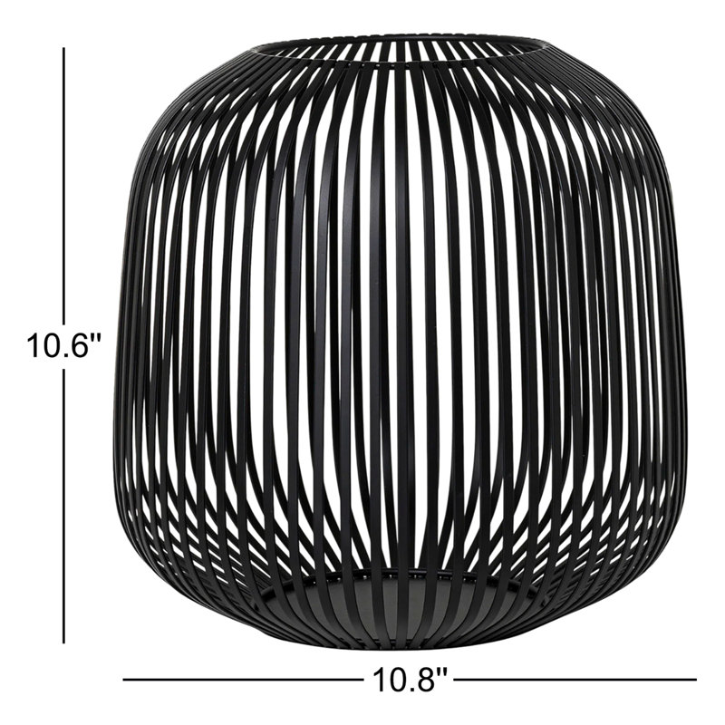 Metal Tabletop Lantern, Medium