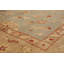 Tapis d’intérieur en laine orange/rouge 9 pi 1 po x 12 pi 2 po à la main one-of-kind-noué la 2010 ushak Gunnlog