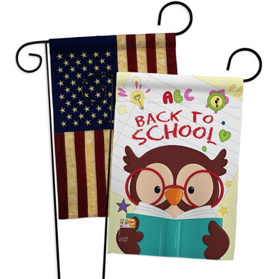 Double Sided 18.5'' H x 13'' W Polyester Graduation Garden Flag