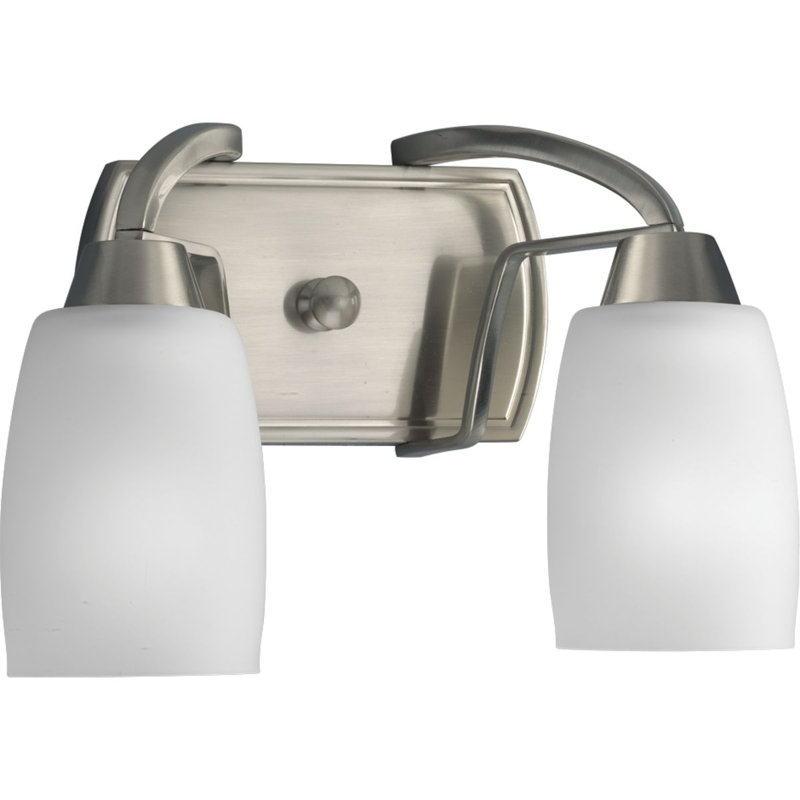 Éclairage pour meuble-lavabo Charleston, Nickel brossé