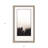 Misty Peak Silver Framed Print Wall Art