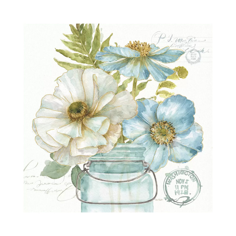 My Greenhouse Bouquet II by Lisa Audit - Wrapped Canvas Print, 30.48 cm H x 30.48 cm W