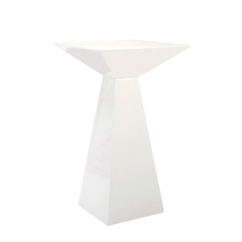 Table de salle à manger carrée Symbole, Blanc, 41.34" H x 23.6"  W x 23.6" D