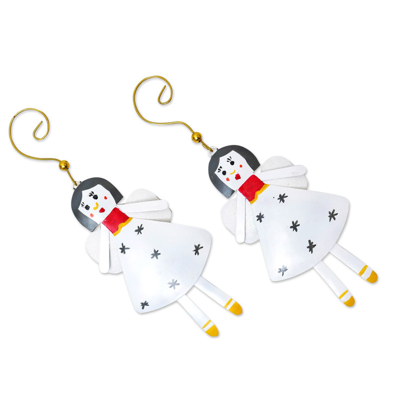 6.25'' Handmade People Holiday Shaped Ornament