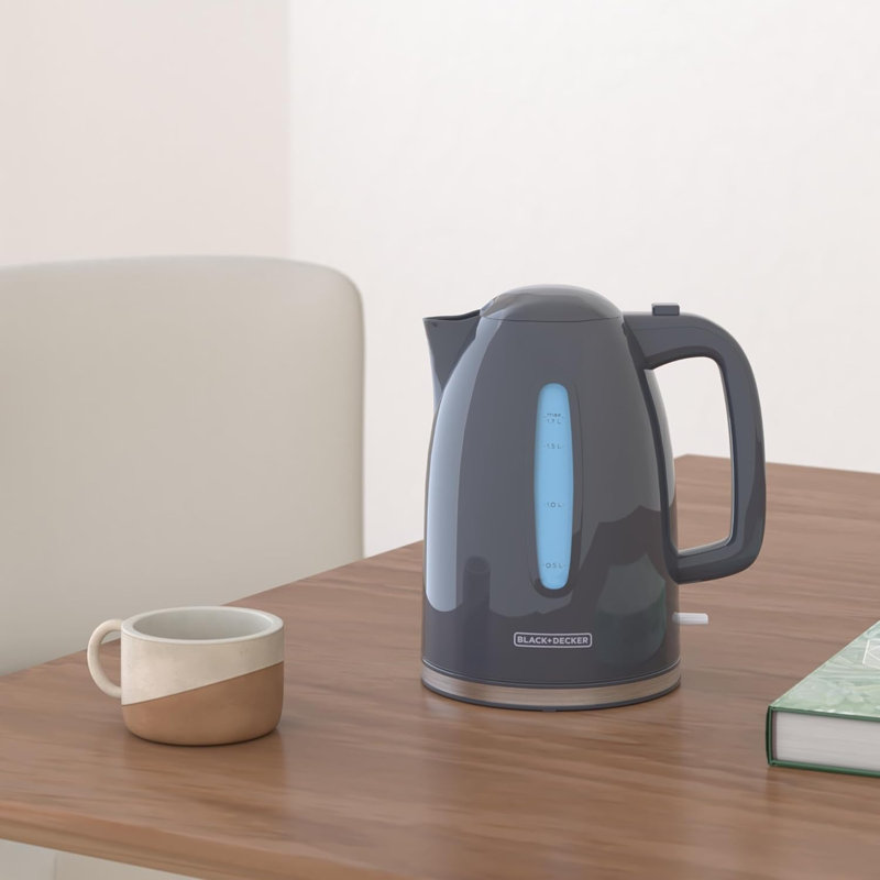 Black Decker 1.7 L Gray Electric Kettle
