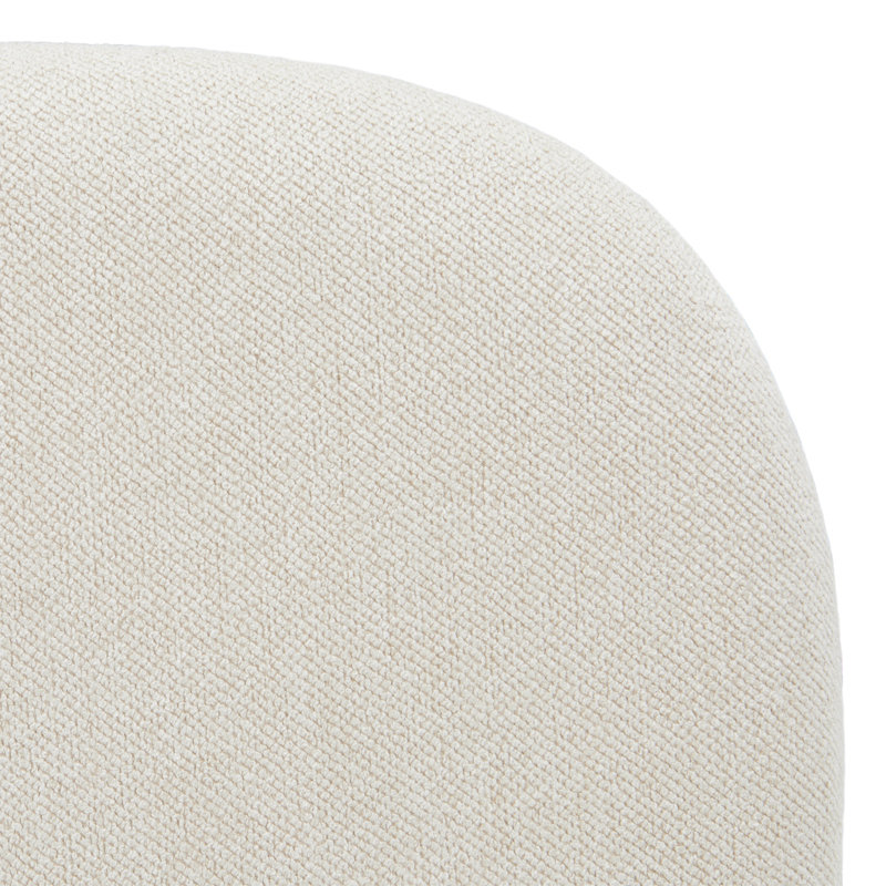 Camellia Field Caramel Upholstered Stool