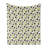 Ambesonne Yellow Fleece Throw Blanket Hand Drawn Scribbled Rounds Multicolor