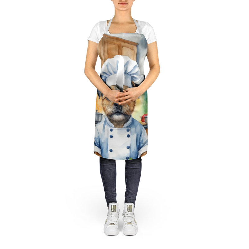 No Pattern Bib Apron