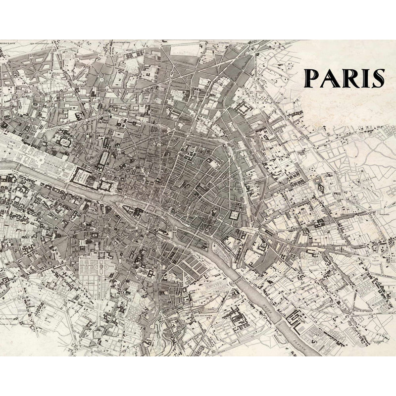 Paris 1 Print On Canvas