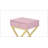 Coleen Pink & Gold Finish Accent Table-1729951100