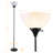 Kamelya 71'' Torchiere Floor Lamp with Outlet-657259686-657259687