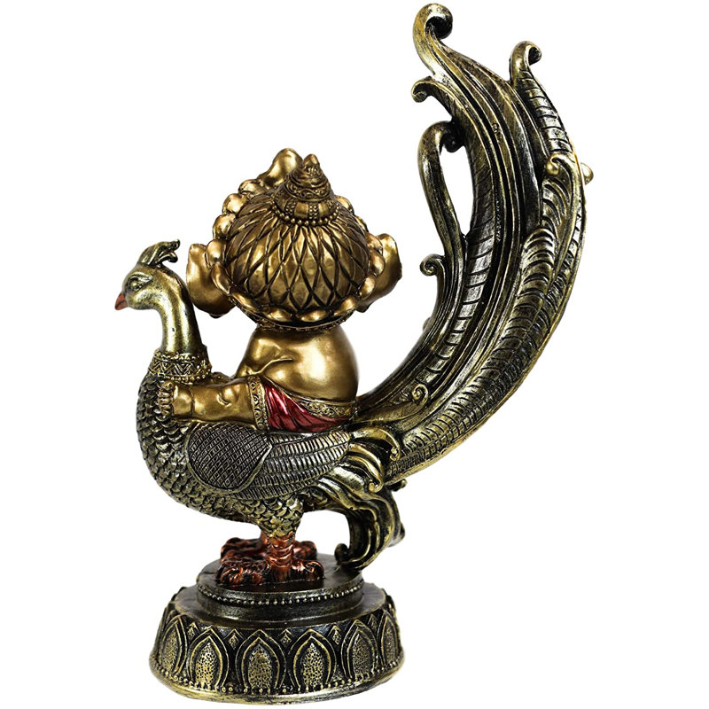 Figurine Ganesha couronnée d'un dieu suprême