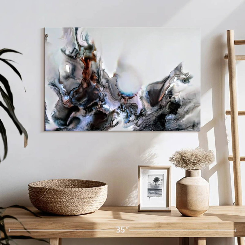 Avery Black Flames, 16" H x 24" W