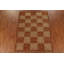 Tapis orange en laine noué à la main de conception unique 6 pi 9 po x 9 pi 2 po New Age Bradwell