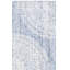 Tapis ivoire / bleu en laine et coton touffetés à la main ébène-1150689430