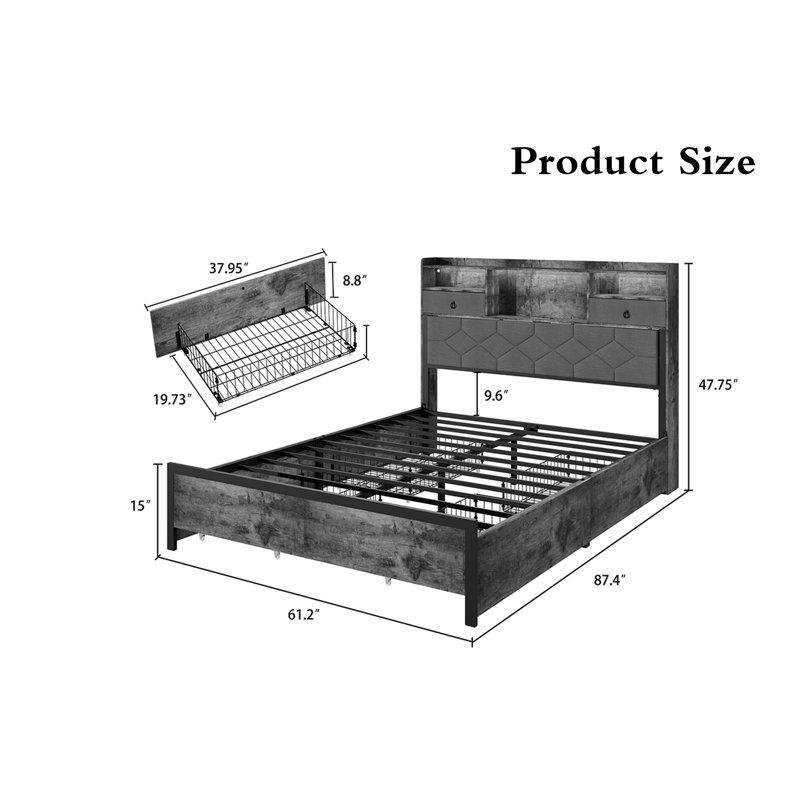 Bed Frame Queen Size