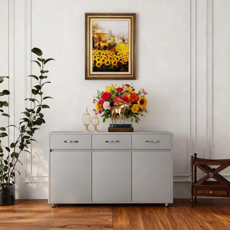 Buffet Three Doors, gris