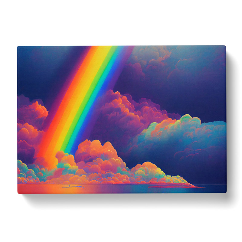 Clouds On The Rainbow - Wrapped Canvas, 50cm H x 76cm W x 3cm D