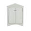 Armoire de rangement triangulaire pour salle de bain avec tablettes réglables, armoire de plancher autoportante pour la cuisine à domicile-91827149