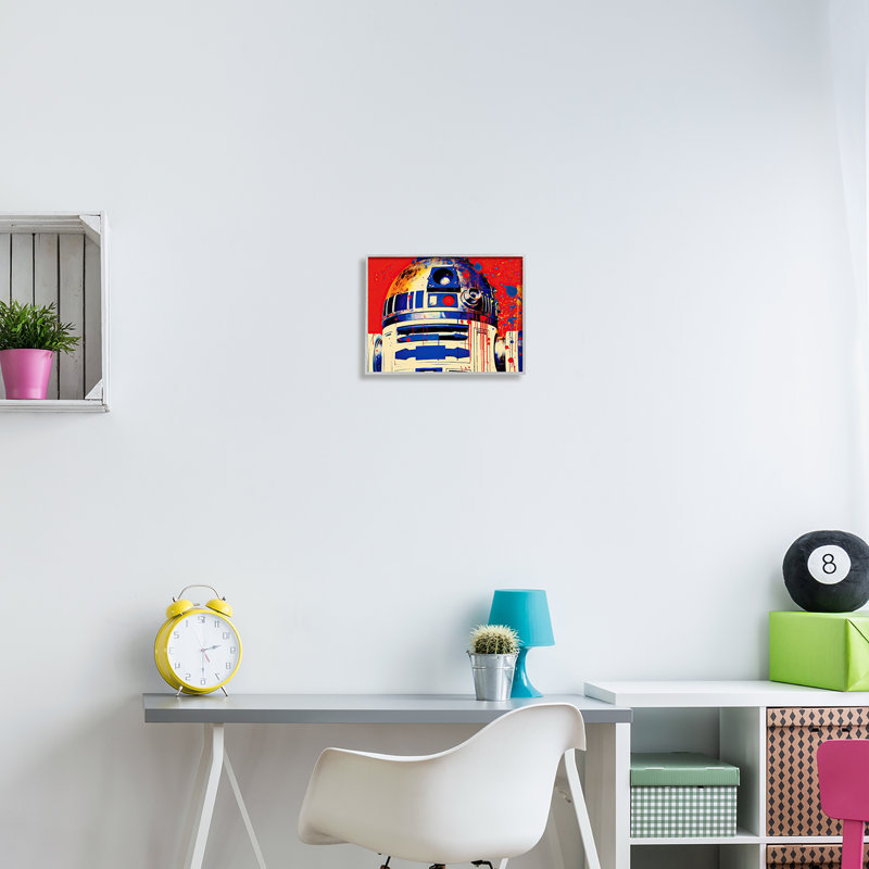 «ba-988», reproduction de peinture urbaine encadrée par Birch & Ink, H 11 po x l 14 po x P 1,5 po