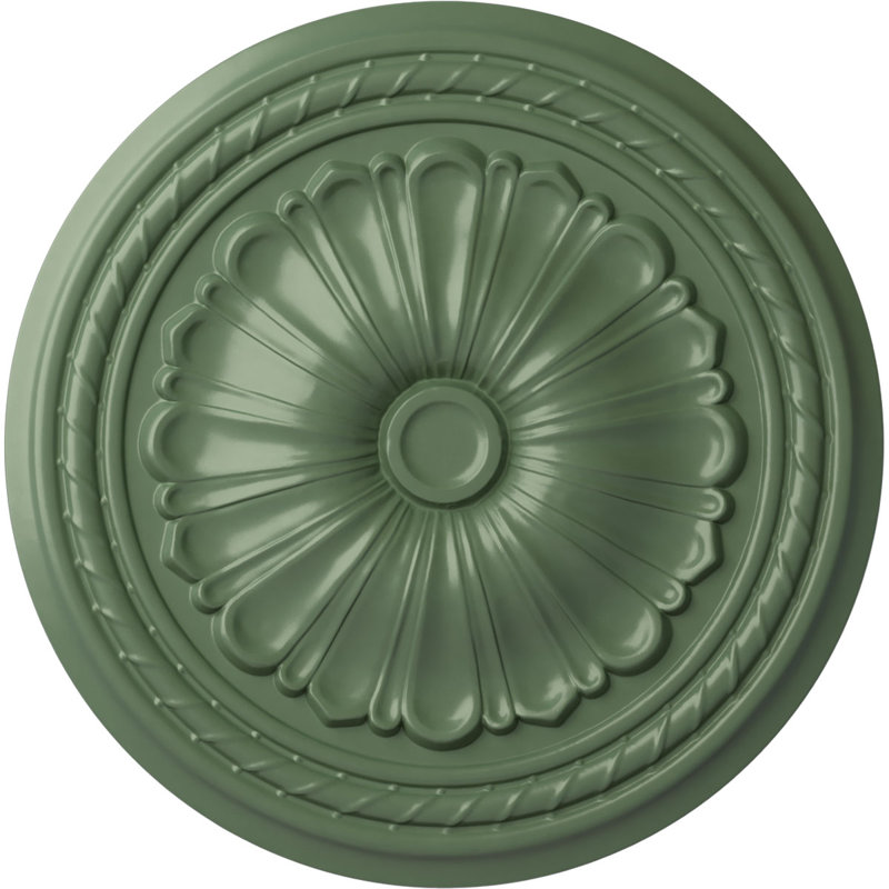 Alexa Ceiling Medallion, Athenian Green
