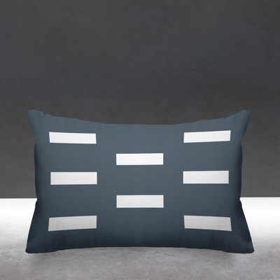Luella Geometric Outdoor Reversible Throw Pillow
