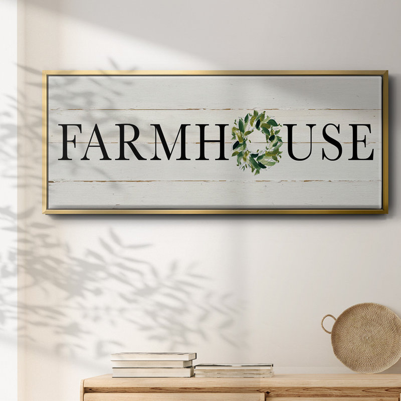 Farmhouse- Framed Canvas