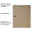 Cadre Delboxillo Shadowbox de 1,5 po de profondeur pour objets avec façade en verre-252509922-252754820