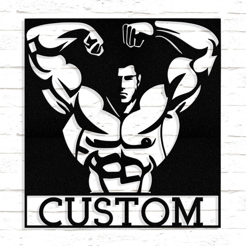 Sports Wall Decor on Metal, 20" H x 20" W x 0.05" D, Yes